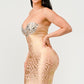 GILDED GLAMOUR STRAPLESS DRESS Wäre Rare Fashion