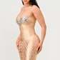 GILDED GLAMOUR STRAPLESS DRESS Wäre Rare Fashion