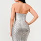 GILDED GLAMOUR STRAPLESS DRESS Wäre Rare Fashion