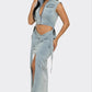 DENIM CO-ORD SKIRT SET Wäre Rare Fashion