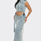 DENIM CO-ORD SKIRT SET Wäre Rare Fashion