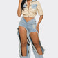 LEATHER DENIM ENSEMBLE Wäre Rare Fashion