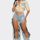 LEATHER DENIM ENSEMBLE Wäre Rare Fashion