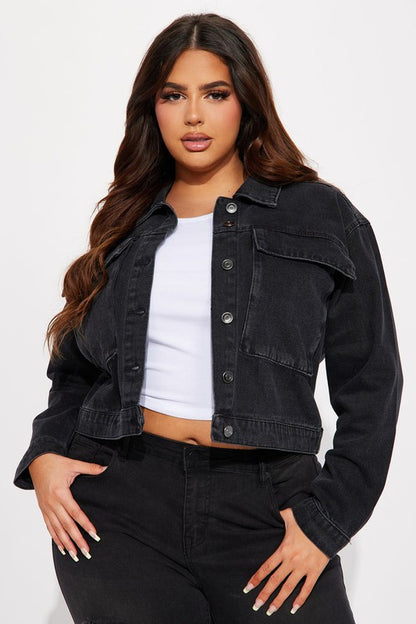 BLACK MULTI WEAR DENIM JACKET