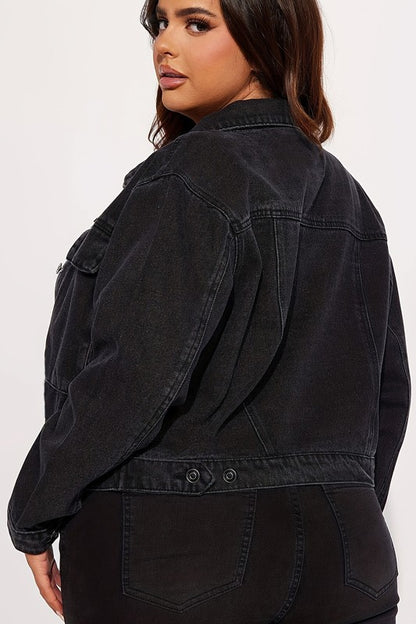 BLACK MULTI WEAR DENIM JACKET