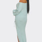 Oversized Knit Asymmetrical Sweater Athina
