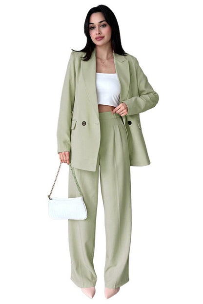 CLASSIC BLAZER SUIT SET