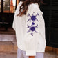 Women Floral Embroidered Bracelet Sleeve Shirt YNIQUE