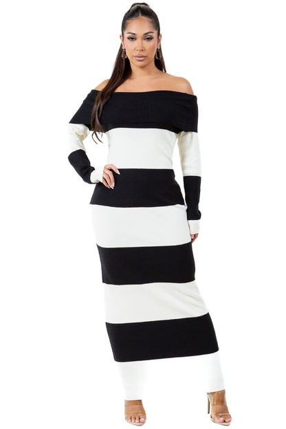 MAXI SWEATER KNIT DRESS