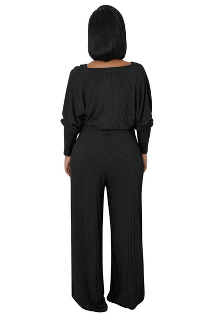 WOMEN TWO PIECE JUMPSUIT SET By Claude