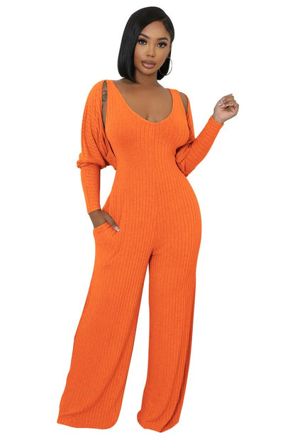 WOMEN TWO PIECE JUMPSUIT SET By Claude