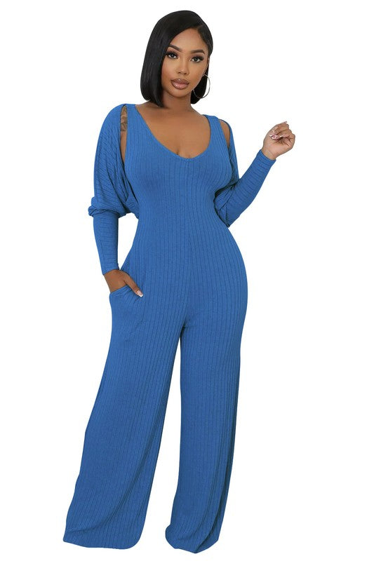 WOMEN TWO PIECE JUMPSUIT SET By Claude