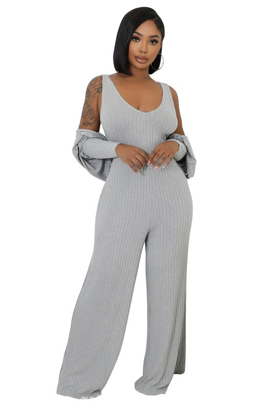 WOMEN TWO PIECE JUMPSUIT SET By Claude