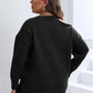 Plus Size Cutout V-Neck Sweater Wäre Rare Trend