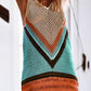 Openwork V-Neck Tank Knit Cover Up Wäre Rare Trend