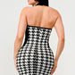 CHECKMATE ILLUSION BANDAG DRESS Wäre Rare Fashion