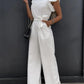 RUFFLED CAP SLEEVE JUMPSUIT Wäre Rare Trend