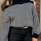Mock Neck Cold Shoulder Sweater Wäre Rare Trend
