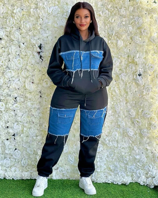 Fashion Casual Set Loose All-match Retro YNIQUE