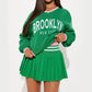 East Coast Pleated Skirt Suit