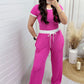 CONTRAST RELAXED PANT SET Wäre Rare Trend