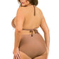 PLUS HIGH WAIST RUGHE BIKINI Wäre Rare Fashion