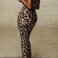 ANIMAL PRINT V NECK CAMI DRESS Wäre Rare Trend