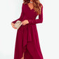 Lace High-Low V-Neck Dress Wäre Rare Trend