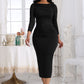 BOAT NECK MIDI DRESS Wäre Rare Trend