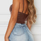 PU LEATHER CAMI Wäre Rare Trend