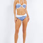 TWO PIECE FLORAL PRINTS CRISS CROSS HALTER BIKINI Wäre Rare Fashion