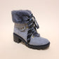VINI-FUR COMBAT BOOTIES Let's See Style