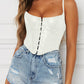 PU LEATHER CAMI Wäre Rare Trend
