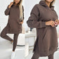 Sports Casual Hooded Sweater Thickened Underwear Leggings Two-piece Suit Wäre Rare