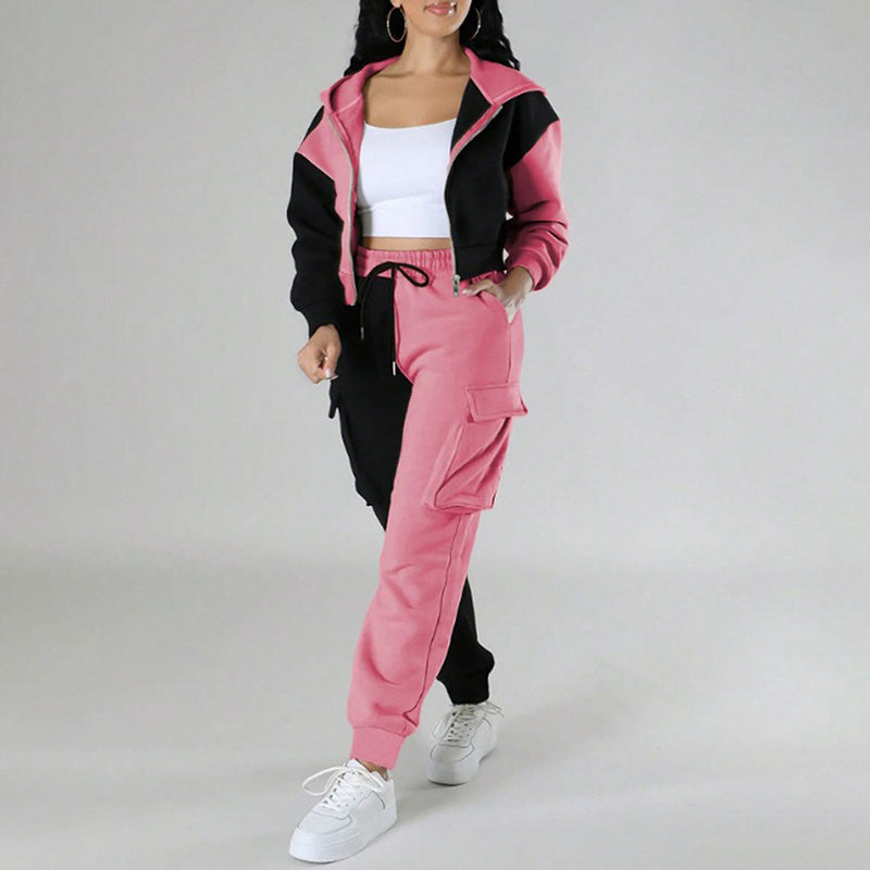 COLOR  BLOCK SWEAT SUIT Ninexis