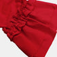 FRILLED THREE-QUARTER SLEEVE DRESS Wäre Rare Trend