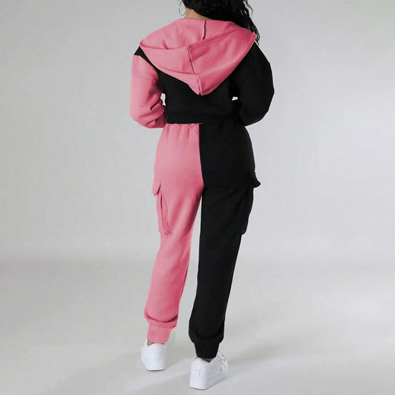 COLOR  BLOCK SWEAT SUIT Ninexis
