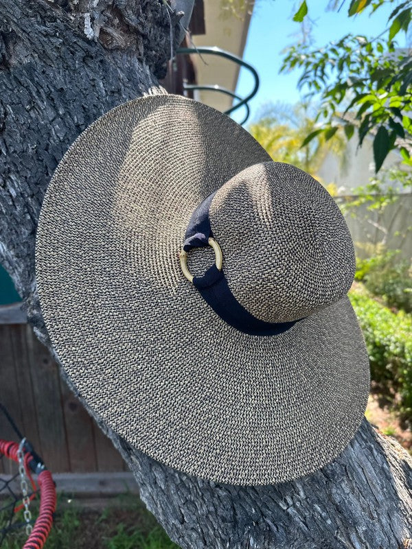 COCONUT RING BRIM SUN HAT