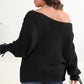 ONE SHOULDER BEADED SWEATER Wäre Rare Trend