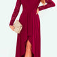 Lace High-Low V-Neck Dress Wäre Rare Trend