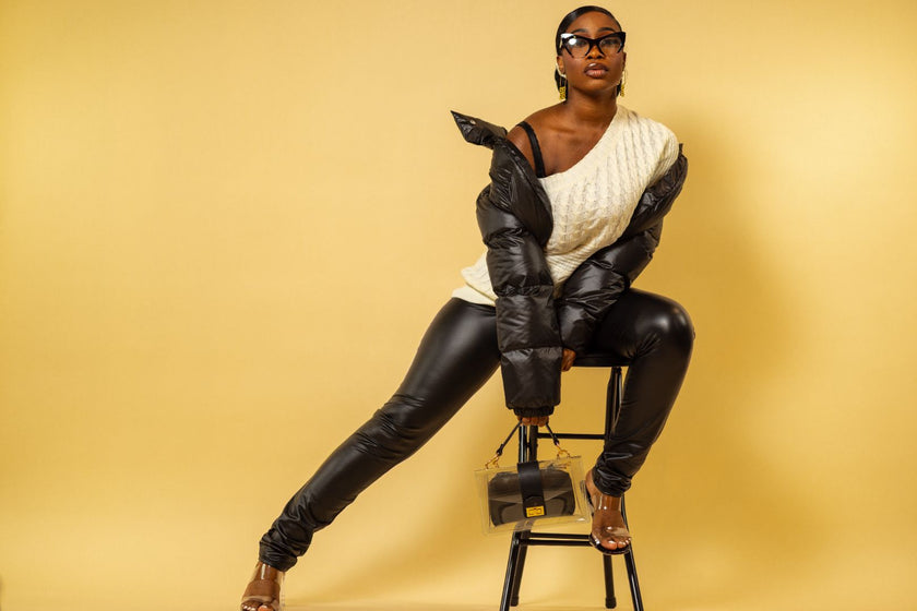 BLACK BOLERO PUFFER JACKET WARE RARE