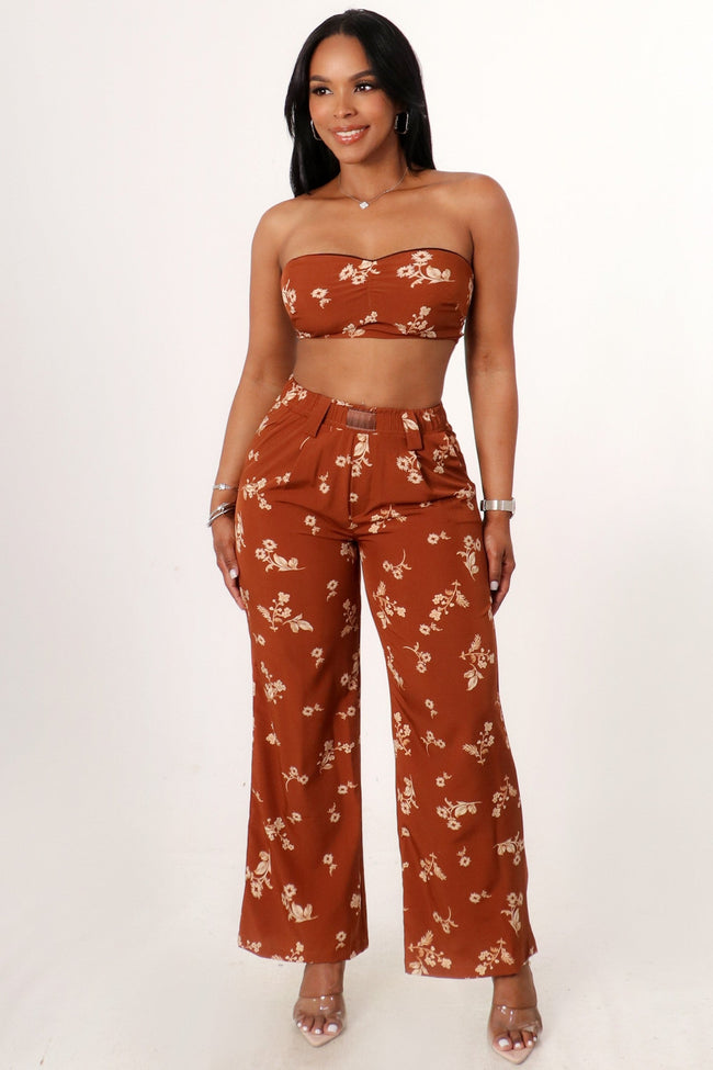 Aura Floral Bandeau 2pc Set Wäre Rare