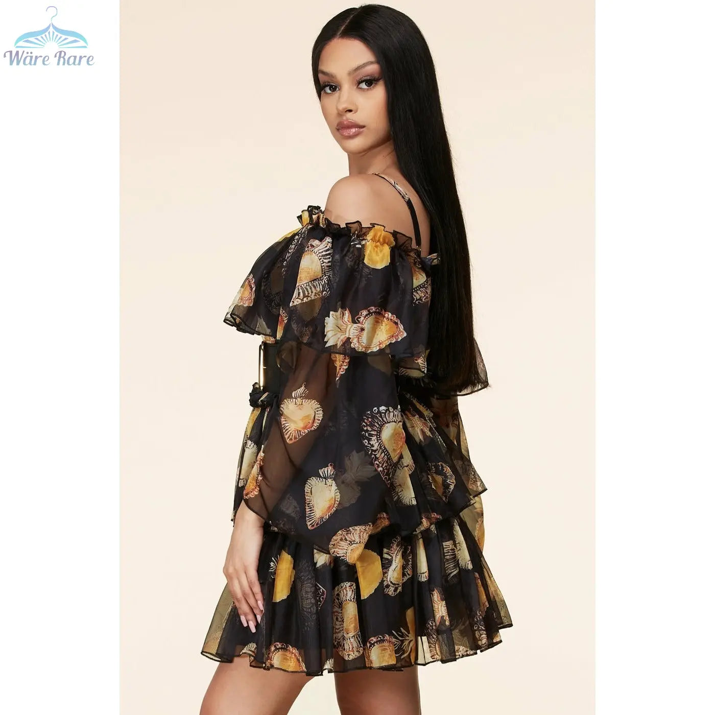 Chiffon Mini Dress - Wäre Rare