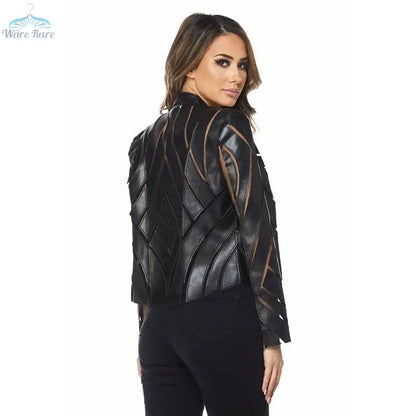 Common Sense Mesh Faux Leather Jacket - Wäre Rare