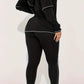 CONTRAST HOODED PANT SET WARE RARE GIRLY