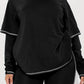 CONTRAST HOODED PANT SET WARE RARE GIRLY