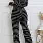 STRIPED CROPPED PANT SET WARE RARE MERRY