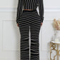 STRIPED CROPPED PANT SET WARE RARE MERRY