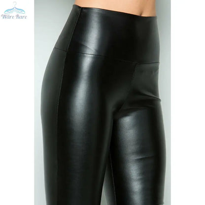 Faux Leather Leggings - Wäre Rare