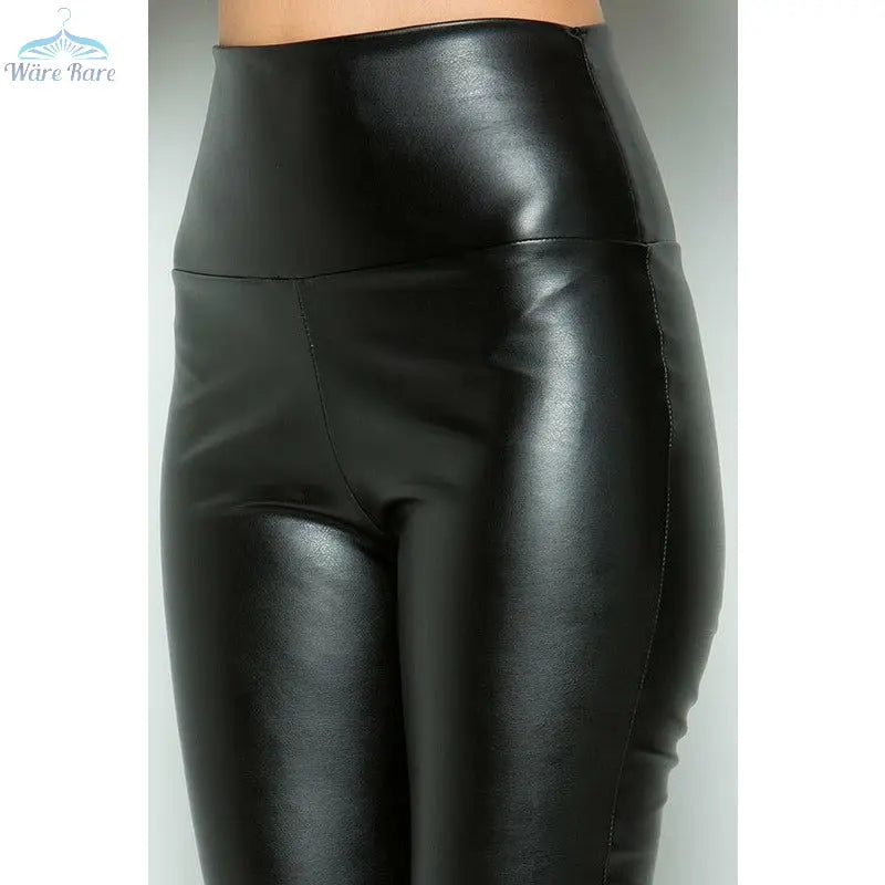 Faux Leather Leggings - Wäre Rare